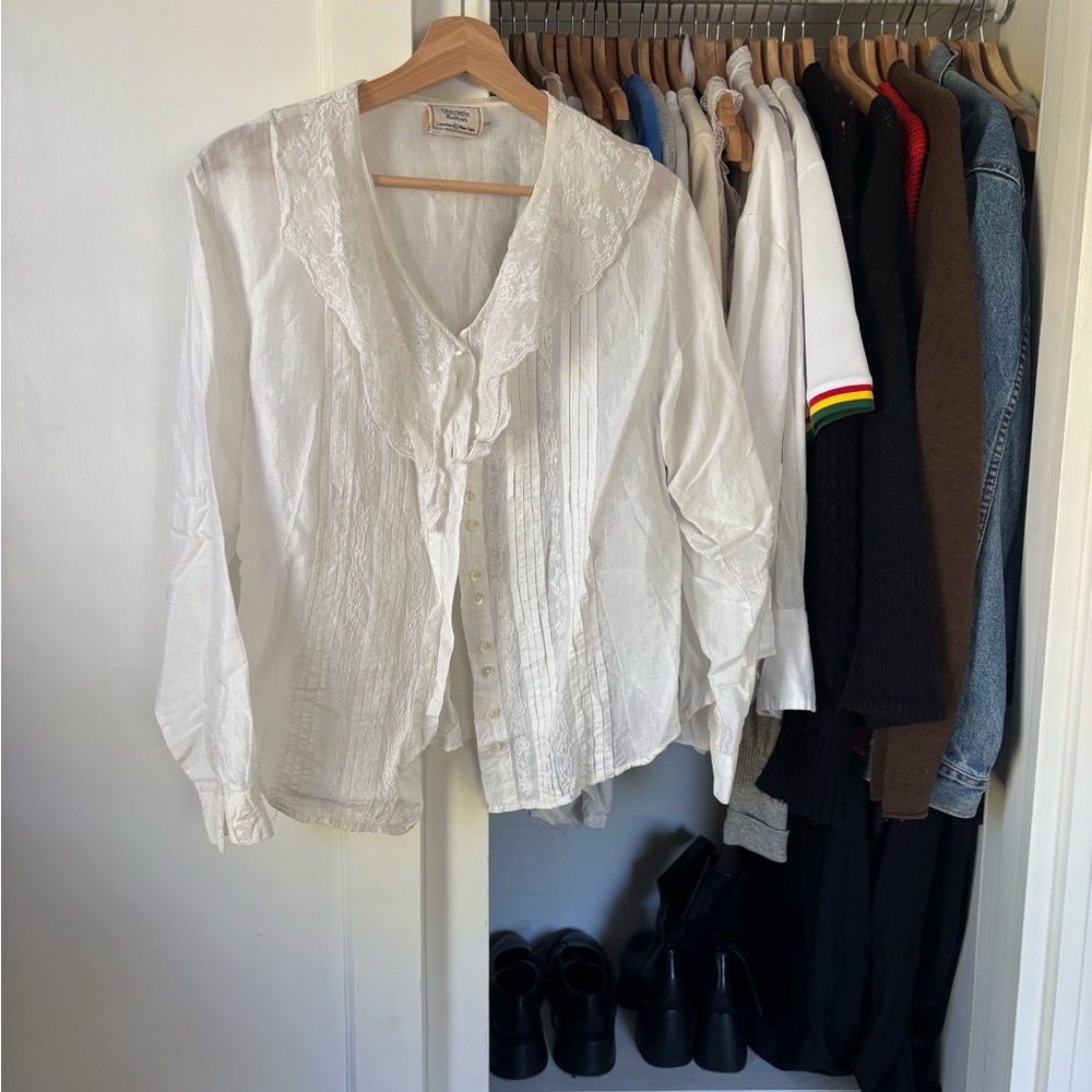 Vintage white blouse